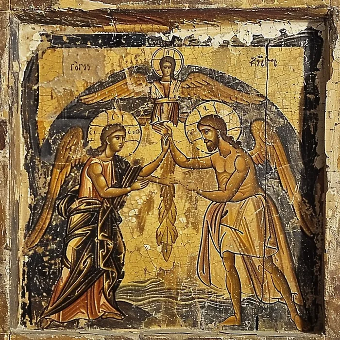 Old Tempera Orthodox Byzantine Icons Midjourney Prompt - promptsideas.com