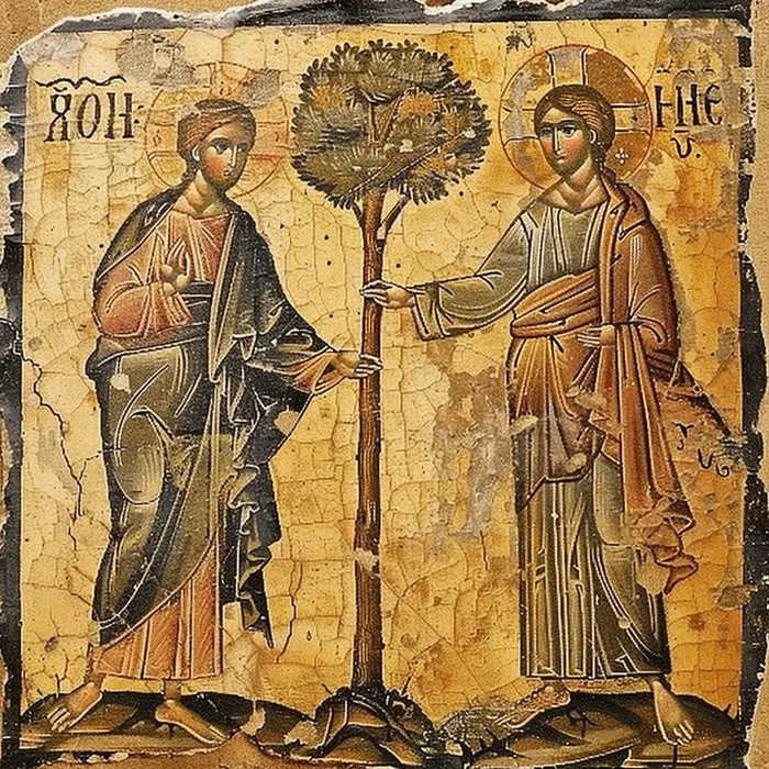 Old Tempera Orthodox Byzantine Icons Midjourney Prompt - promptsideas.com