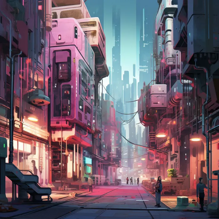 Futuristic Urban Cityscapes Midjourney Prompt - promptsideas.com