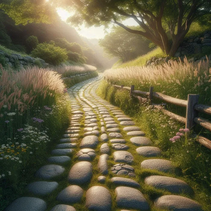 Realistic Pathway Images Dalle Prompt - promptsideas.com