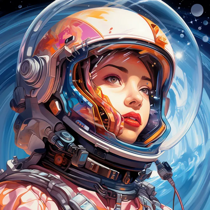 Space Manga Odyssey Midjourney Prompt - promptsideas.com