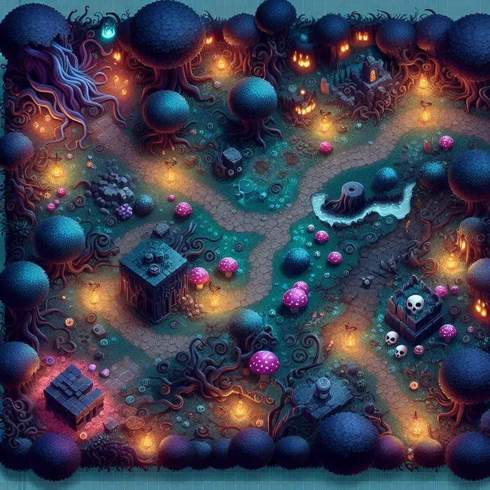 Top Down 2D Game Maps Dalle Prompt - promptsideas.com