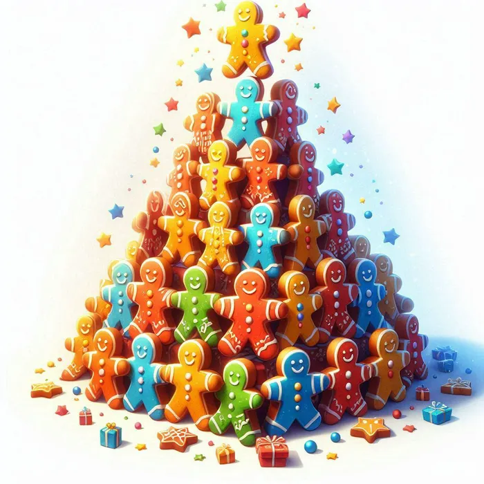 Christmas Piles Illustrations