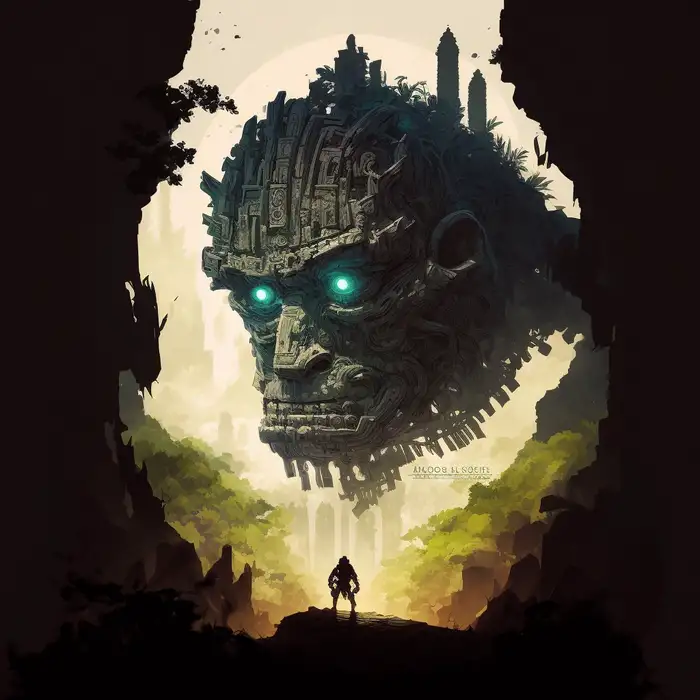 Shadow of the Colossus AI Art Style - Exploring Majestic Shadows