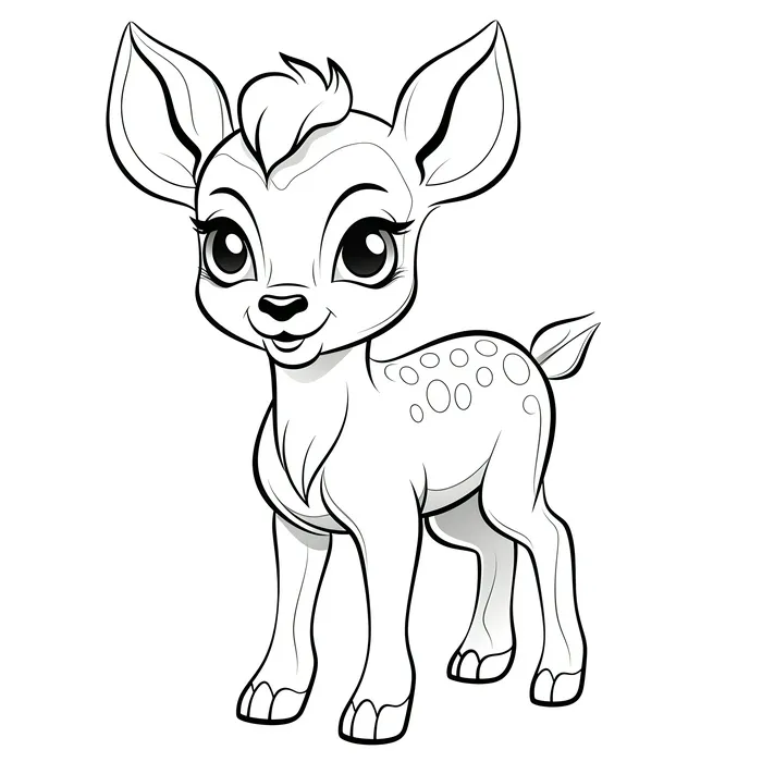 Simple Animal Coloring Books Midjourney Prompt - promptsideas.com