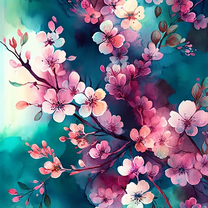 Watercolor Floral Patterns Midjourney Prompt - promptsideas.com