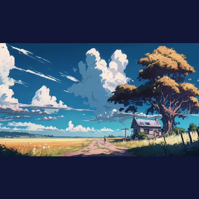 Anime Nature HD Wallpaper by からなぎ