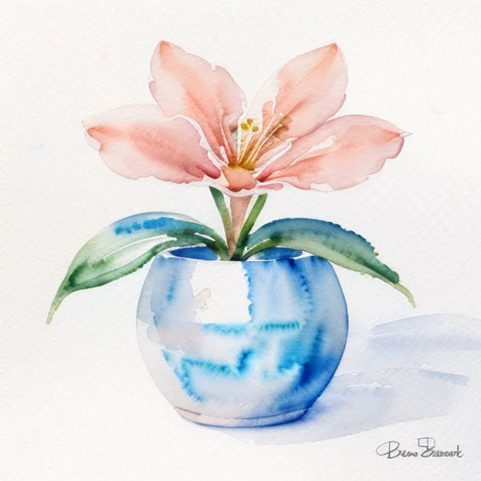 Minimalist Watercolor Paintings Stable Diffusion Prompt - promptsideas.com