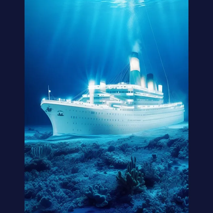 Glowing Titanic's A Captivating Underwaters Leonardo Prompt ...