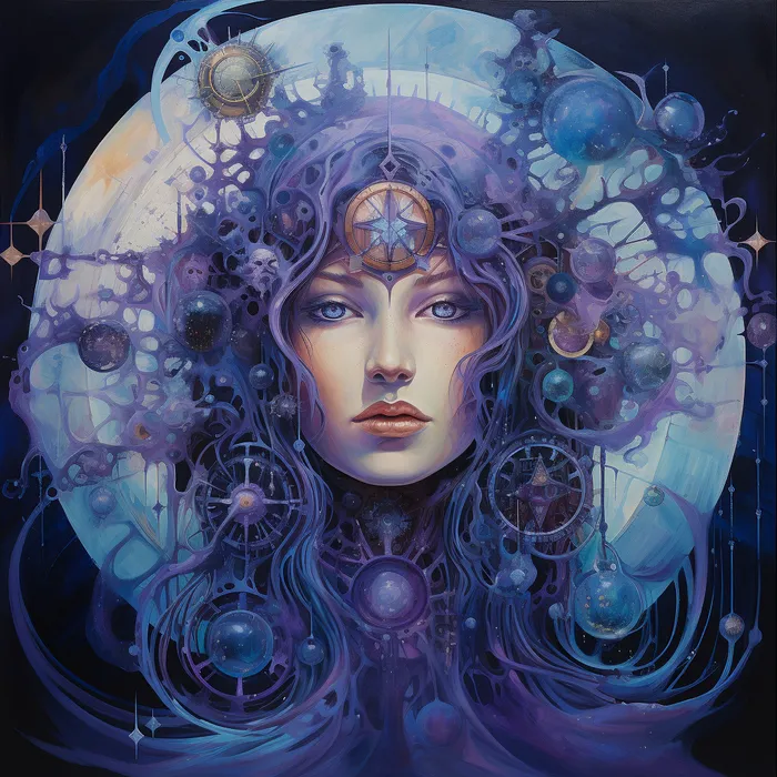 Enigmatic Cosmic Paintings Midjourney Prompt - promptsideas.com