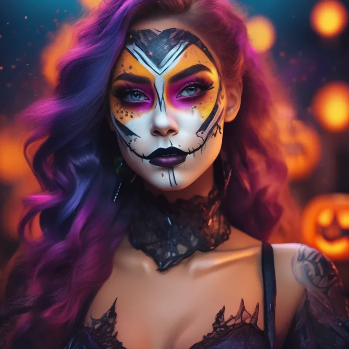 Halloween Sexy Girls Stable Diffusion Prompt - promptsidea…