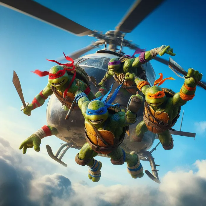 Ninja Turtles Epic Adventures Dalle Prompt - promptsideas.com