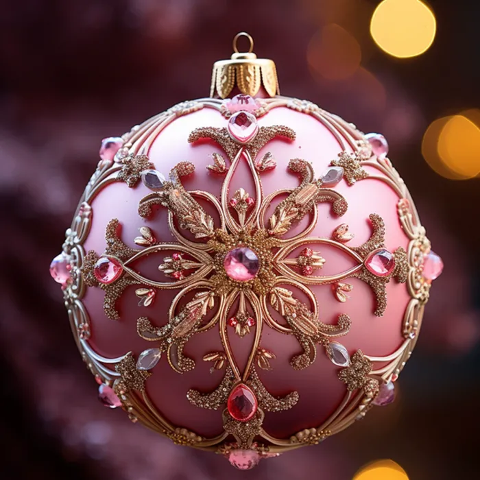 Customizable Christmas Ornaments Midjourney Prompt