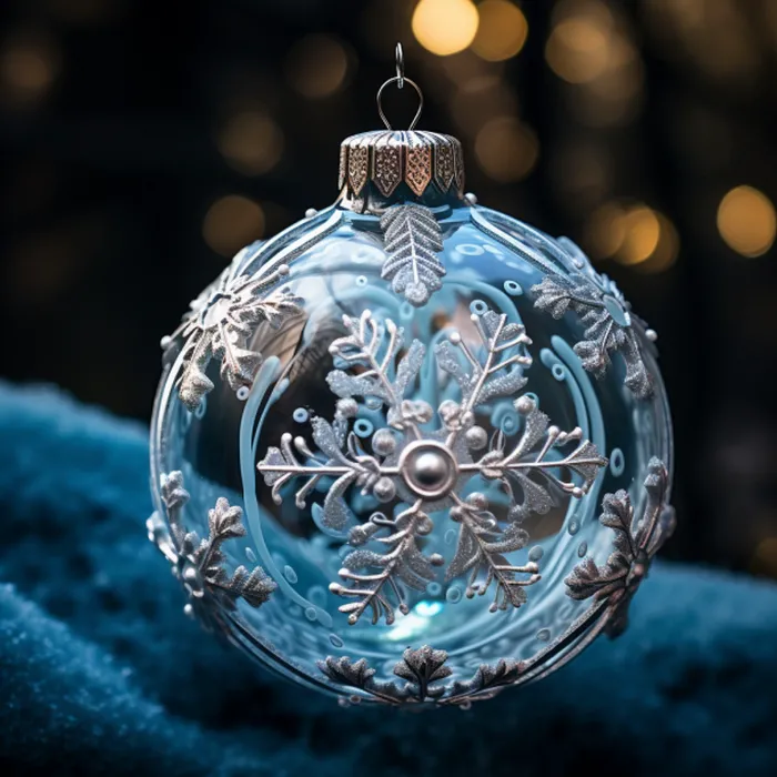 Customizable Christmas Ornaments Midjourney Prompt - promptsideas.com