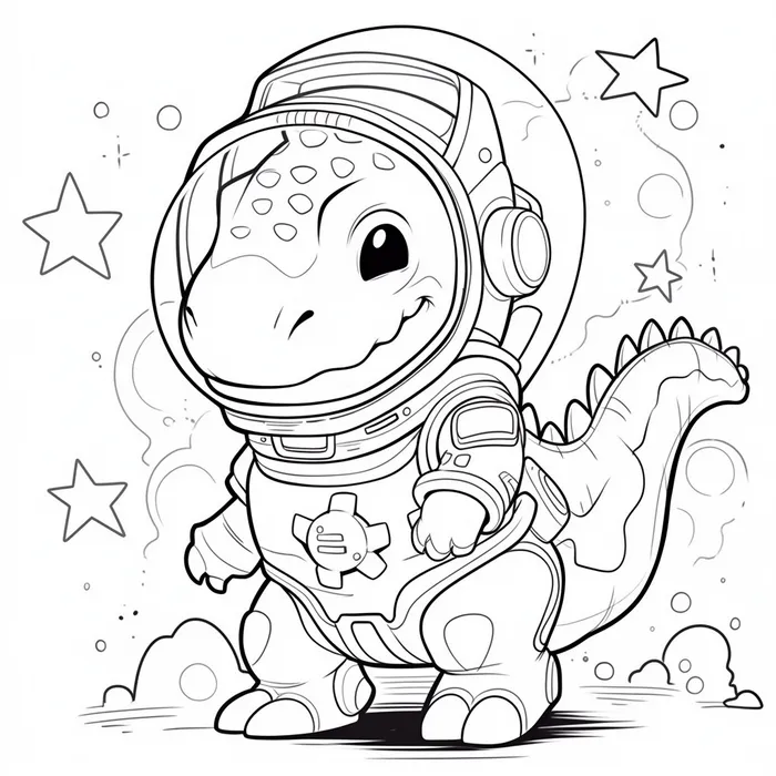 Astronaut Coloring Pages