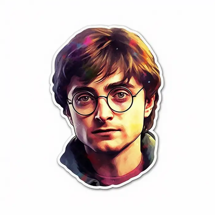 Harry Potter Vinyl Sticker Midjourney Prompt - promptsideas.com