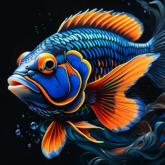 Underwater Animal Art Portrait Leonardo Prompt - promptsideas.com