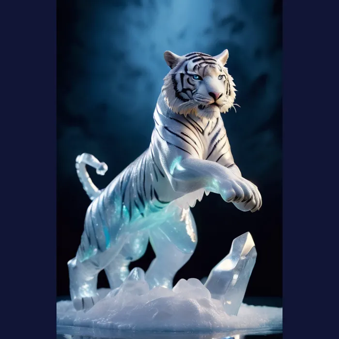 Enchanting Animal Ice Sculpture 