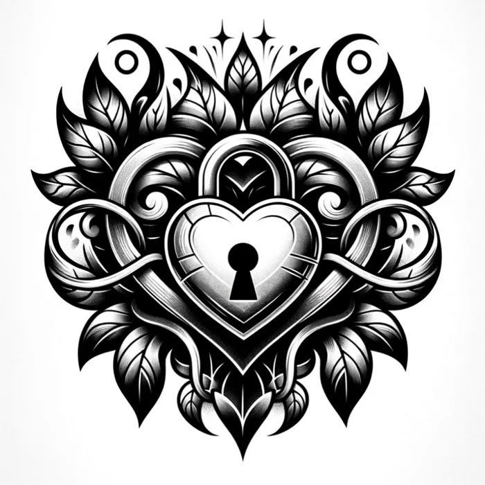 Tattoo stencil design, by Stanley Artgerm Lau, WLOP, | Stable Diffusion