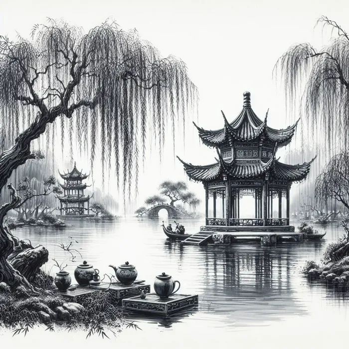 Traditional Chinese Ink Paintings Dalle Prompt - promptsideas.com