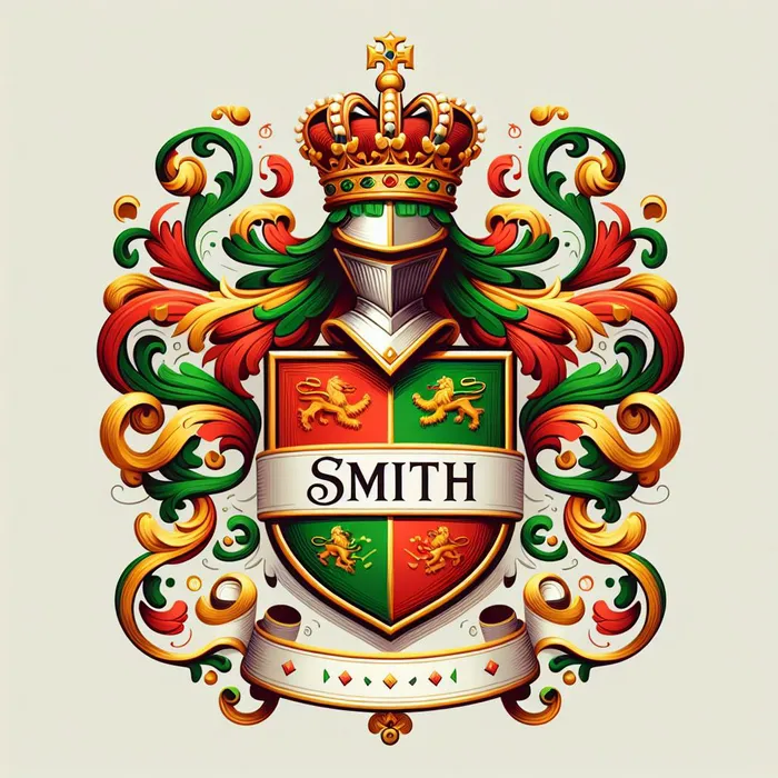 Family Coat Of Arms Dalle Prompt - promptsideas.com