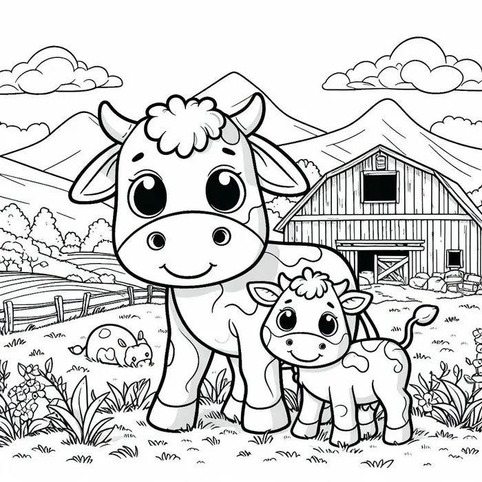 Adorable Childrens Coloring Book Pages Dalle Prompt - promptsideas.com