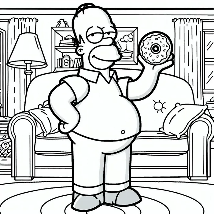 Famous Cartoon Coloring Pages Dalle Prompt - promptsideas.com