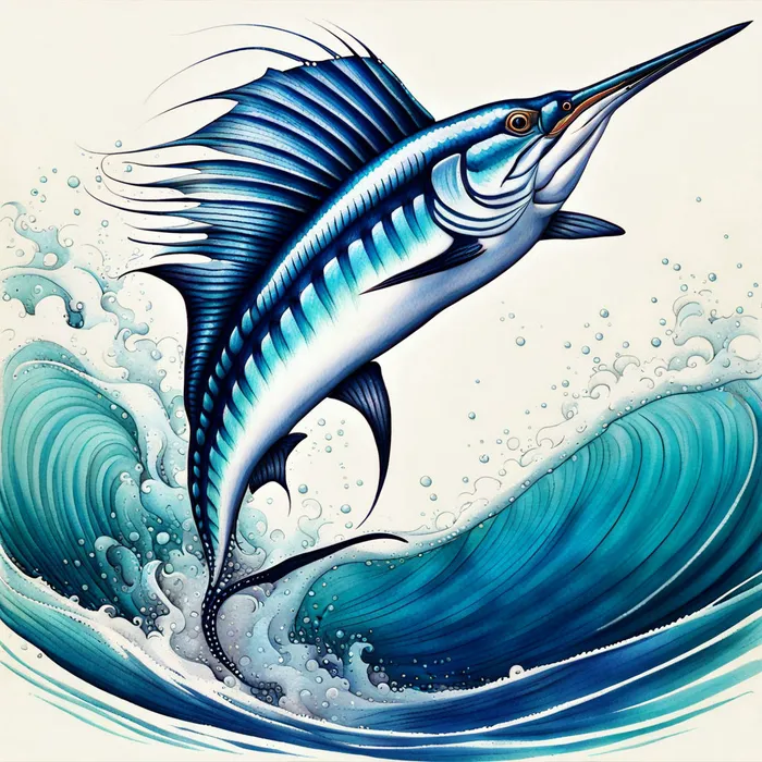 Ocean-themed Tattoo Design Stable Diffusion Prompt - promptsideas.com